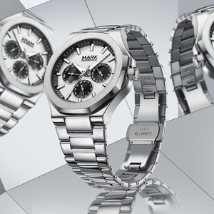 Mark Fairwhale5890 Fashions Montre à quartz lumineuse papillon Imperméable pour hommes - Product Image 3