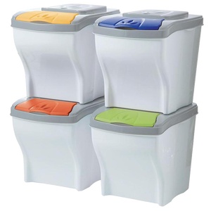 ชุดถังขยะขนาด28x40x31ชม. สำหรับเก็บกระดาษในครัวแยกเป็นแพ็คโป๊กเกอร์ - Product Image 1