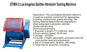Máquina de Abrasão de Alta Precisão STMH-2 <span class=keywords><strong>Los</strong></span> <span class=keywords><strong>Angeles</strong></span> Equipamento Avançado para Testes de Agregados - Product Image 4