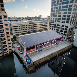 Modern Trade Show Tent for VR/AR Tech Events for Gaming <strong>Conventions</strong> Exhibitions Outdoor Digital Entertainment Expo - Product Image 1