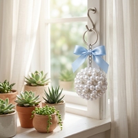 Porte-clés personnalisé en perles artisanales, cadeau pour invités, idéal pour mariage, baby shower et fête de nouveau-né