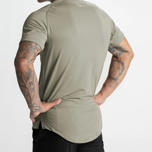 Mode 250 Gsm <span class=keywords><strong>t</strong></span>-shirts Logo personnalisé surdimensionné goutte épaule 100% coton Premium <span class=keywords><strong>T</strong></span>-<span class=keywords><strong>Shirt</strong></span> hommes manches courtes Slim Fit Gym hauts - Product Image 2