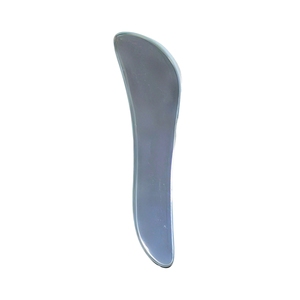 Grattoir Gua Sha en acier inoxydable de petite taille en forme de S, outil de massage facial pour les soins de la peau - Product Image 1