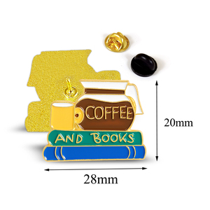 Ghim Cài Tráng Men Giờ Trà Cuối Tuần Ghim Cài Ve Áo Đọc Sách Và Người Yêu Trà Huy Hiệu Tùy Chỉnh Thời Trang Châu Âu Và Mỹ - Product Image 5