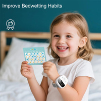Alarme d'énurésie sans fil avec musique, son puissant, vibrations fortes, 80 dB, batterie au lithium rechargeable, pour les dormeurs profondément endormis