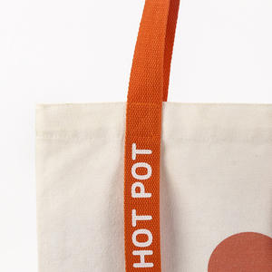 Custom Organic Cotton <b>Drawstring</b> <b>Bag</b> <b>Small</b> Plain Recycled Canvas <b>Bags</b> with Logo for Shopping - Product Image 2