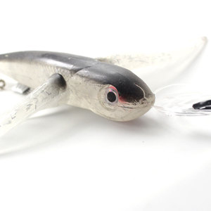 Señuelo Blando de PVC/TPR de 170mm/210mm, <span class=keywords><strong>Precio</strong></span> de Fábrica OEM, Acción de Hundimiento y Flotación, Señuelo Blando Tipo Pez Volador para Lubina - Product Image 5