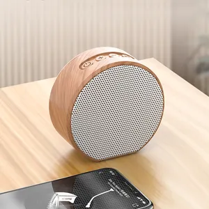 Brand New Gift Portable Bluetooth Home Retro Stand Wooden Portable Small Custom Wireless Speaker