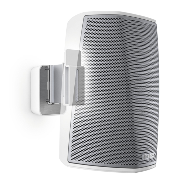 Speaker Wall Mount for Denon HEOS - SOUND 5201 W for HEOS 1, White/black (single Mount)