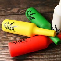 Bouteilles de pratique colorées pour barman, incassables, pour acrobaties de bar, Flybottle, jonglerie, bouteille de bar en silicone pour pub