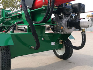 HUAHENG 42 tonnes de fendeuse de bûches de bois de moteur à essence d'<span class=keywords><strong>occasion</strong></span> pompe 15hp bras de levage hydrauliques diamètre maximum 500mm 12 mois - Product Image 3