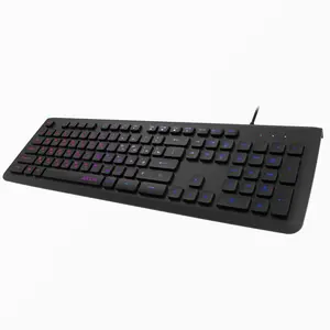 KB620L Dünne Multimedia-Tastatur mit Hintergrund beleuchtung Schlankes und kompaktes, platzsparendes Layout