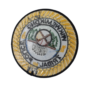 Su misura ricamato 3D toppe in tessuto a forma di fiore tessuto distintivo per il ragazzo e la ragazza stile di ferro Logo decorazione per il cappello capi - Product Image 3