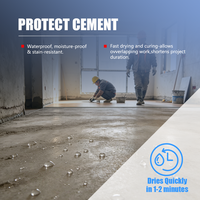 Fabricant de produits hydrofuges à base de solvant pour mortier et carrelage en béton, transparent, résistant à l'humidité, séchage rapide WH6980
