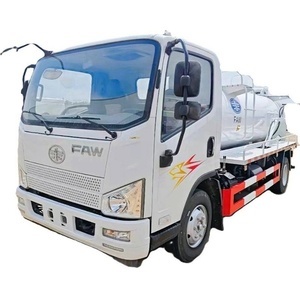 Camion d'aspiration des eaux usées FAW 4x2, camion de transport des eaux usées par aspiration, prix d'usine bas, à vendre - Product Image 2
