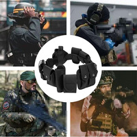 Accessoires : Ceinture utilitaire réglable en tissu Oxford, ceinture tactique robuste réglable pour les trajets quotidiens, la chasse et l'entraînement
