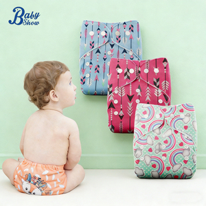 Pannolini per Neonati Unisex con Bottoni a Fila Singola, Fodera in Pile, Traspiranti, Lavabili e Delicati sulla Pelle - Product Image 1