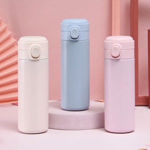 Mini Pea Cup Insulated Stainless Steel Tumbler 304 Travel Portable Pop Up Mug White Black Blue Pink Light Blue - Product Image 4