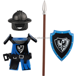 Medieval Armored Knight Action Figures Handmade Splicing Building <strong>Blocks</strong> <strong>Brick</strong> Construction Toy Eco-friendly ABS Plastic - Product Image 6