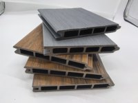 Clôture en WPC co-extrudé de qualité supérieure 6*6 pieds avec poteau en aluminium pour clôture de jardin de villa