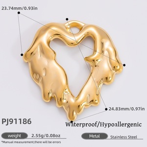 Ciondolo in acciaio inossidabile minimalista 18K oro madreperla con ciondolo personalizzato - Product Image 5