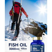 YÜKSEK KALİTELİ glutensiz Omega-3 ve balık yağı & EPA & DHA yumuşak jel kapsül takviyesi, kalp sağlığını ve beyin fonksiyonlarını destekler.