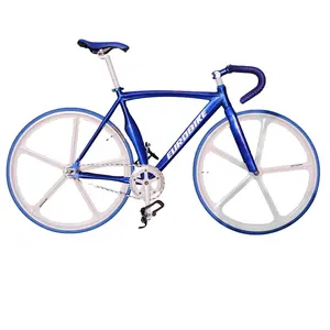 肌肉铝 6061 固定齿轮自行车 fixie
