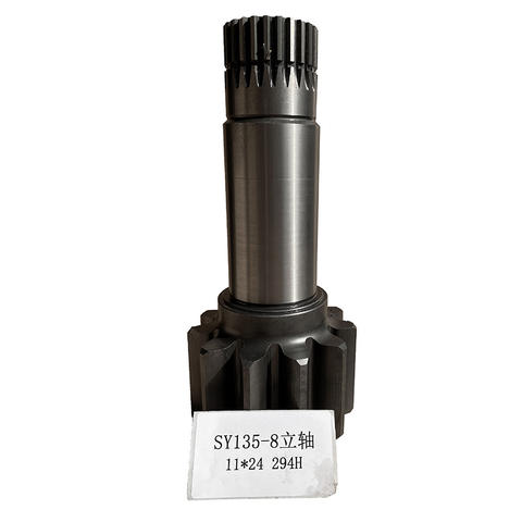 Excavator Spare Parts Manufacture Price Swing Drive Shaft SY135-8 Excavator Rotating Shaft for Slewing Bearing