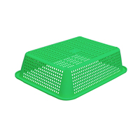 Panier de rangement en plastique de haute qualité pour le bureau, la cuisine et l'organisation des courses, design empilable pour un rangement facile