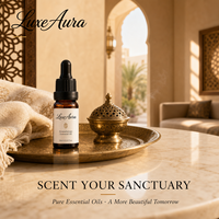LuxeAura Ätherisches Öl 10ML Bernsteinfarbene Glasflasche Aromatherapie Reiner Natürlicher Duft OEM ODM Private Label Lieferung