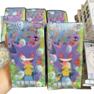 Venta al por mayor XINHONG Poko-Moned PTCG Gengar Trading Cards Booster Box Estuche de exhibición de acero inoxidable y plástico Vol.3 Jing PQ Sorpresas - Product Image 4