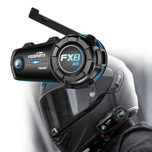 Fodsports fx8 không khí 1000m chất lượng cao Mũ bảo hiểm <span class=keywords><strong>Bluetooth</strong></span> <span class=keywords><strong>Intercom</strong></span> 4-6 tay đua <span class=keywords><strong>Bluetooth</strong></span> tai nghe Mũ bảo hiểm <span class=keywords><strong>intercom</strong></span> xe máy liên lạc - Product Image 1