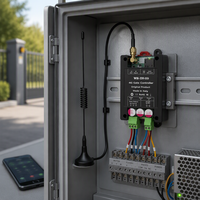 Contrôleur d'accès à distance Nano SIM WH-120 Ultra EU Noir avec application de contrôle WH et antenne externe pour l'automatisation des portails agricoles