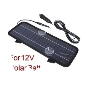 Alta taxa de conversão 4.5W 5W solar carro bateria carregador bateria placa celular pode converter 12V baterias para 5V