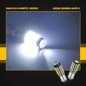 หลอดไฟ LED รถยนต์ รุ่น Factory Super Bright Ba9s H6w T11 T4w 3014 54smd 12v 24v 650lm พร้อมเลนส์สำหรับไฟตัดหมอก - Product Image 5