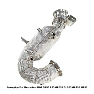 Vortex High-Flow Downpipe For Mercedes AMG GT53 E53 GLE53 CLS53 GLS53 M256 Engine Stainless Steel Tuning - Product Image 1