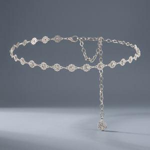 Chaîne de corps KARATS Fashion en argent 925, ultra-fine, avec boucle, 105 cm, style Vietnam, idéale pour l'été et toutes les occasions - Product Image 3