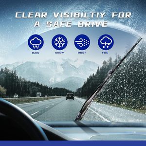 Kction Wholesale 8mm Best-Selling Replaceable Car Exterior Accessories Hybrid Wiper <strong>Blade</strong> Steel Rubber Tucson Coupe Edge Jazz