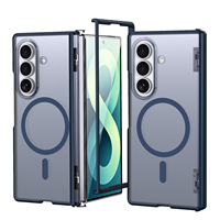 Casing Samsung Z Fold 7 dengan Engsel Magnetik Transparan Matte untuk Samsung Galaxy Z Fold 8 8 Ultra