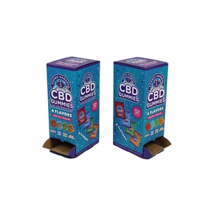 POP Retail supermarket cardboard candy display point of purchase cardboard counter display box for Candy Dispensers