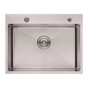 Fregadero independiente de cocina hecho a mano de un solo cuenco de acero inoxidable al por mayor de fábrica - Product Image 1