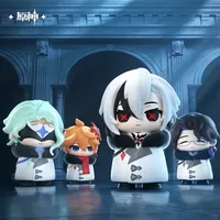 Authentique Suplay Genshin Impact Fatui Harbinger Series Mystery Blind Box Ornement de Bureau Figurine Anime de Collection Jouet Mihoyo