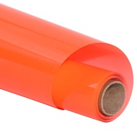Vinilo Termotransferible Fluorescente de PVC para Plotter de Corte, Vinilo Flex HTV Fácil de Despegar, Vinilo Termoadhesivo para Diseño Textil y de Ropa