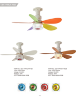 Ventilateur de plafond LED RGB avec musique, support E27, moteur, télécommande, éclairage dimmable, Bluetooth, pour salon résidentiel