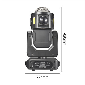 New 100W RGBW <span class=keywords><strong>LED</strong></span> bay Sao búa ma thuật bóng chùm Strobe Dải laser <span class=keywords><strong>5</strong></span> trong <span class=keywords><strong>1</strong></span> di chuyển đầu ánh sáng với hiệu ứng cầu vồng - Product Image 5