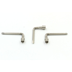 Chiave esagonale a L in acciaio al carbonio nero personalizzata 3/8 3/32 1.5-10mm, misura imperiale in pollici, M3 - Product Image 1