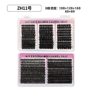 Extensions de cils Easy Fanning Blossom 0.07 Couleur caramel Auto Blossom Longues Douces Naturelles Cils bruns - Product Image 6