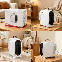 Chauffage Électrique Portable Instantané pour l'Hiver, Chauffage de Bureau et Domestique sur Pied avec Protection Contre la Surchauffe