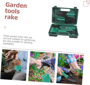 Ensemble d'outils de jardinage de qualité supérieure en 5 pièces, en acier A3 et PP, avec étui, idéal pour les cadeaux - Product Image 4