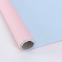 Yohpack pabrik penjualan langsung rol tebal tahan air dua warna hadiah buket bunga kertas pembungkus bergulir
